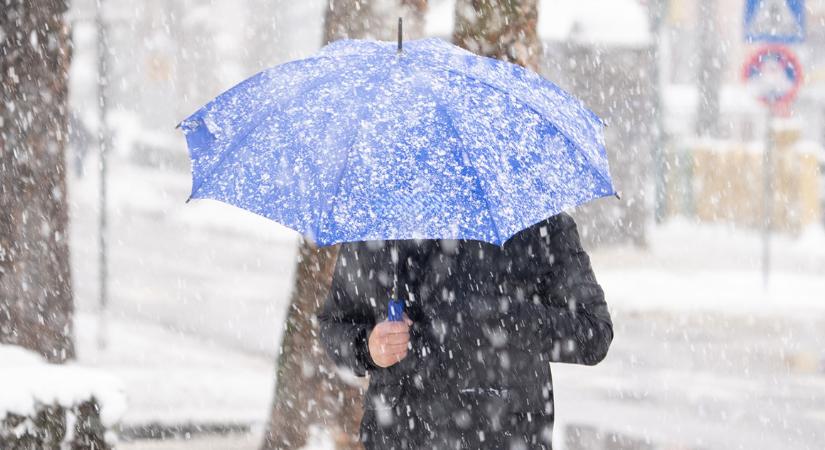 Vége a januári tavasznak: itt fog havazni hétvégén