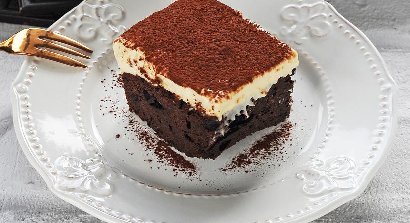 Lélekvidító finomság: „tiramisu” brownie