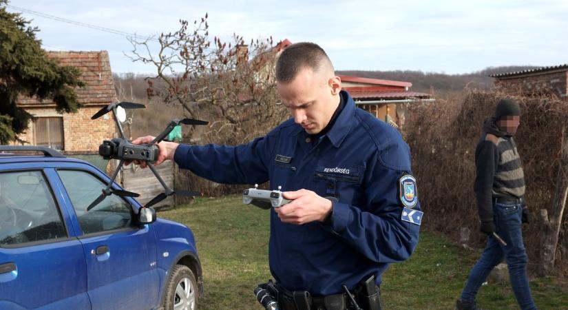 Rendőrségi drón buktatta le a szemétégetőket