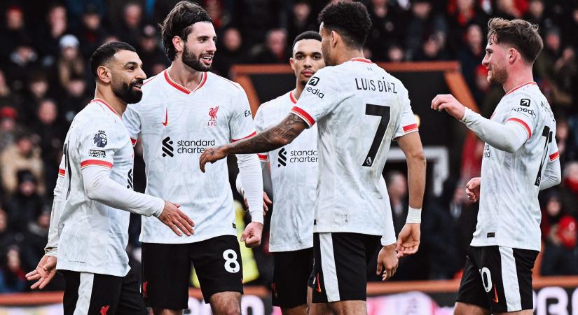 Premier League: Szoboszlai és Kerkez végig a pályán volt, Salah duplájával nyert a Liverpool - videó