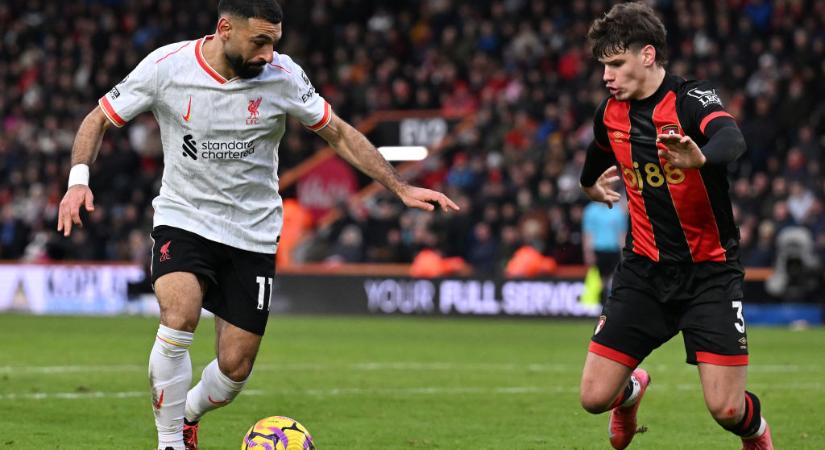 PL: Szalah duplája döntött a Bournemouth ellen a Liverpool javára – videóval