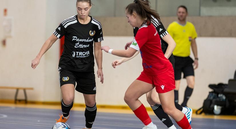 Női futsal NB I: alaposan kitömték ellenfelüket a DEAC női futsalosai