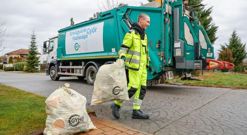 Harmadszor viszik otthonról a szelektív hulladékot Győrben