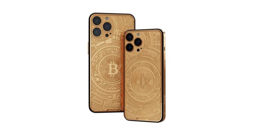 Bitcoin-ihlette 24 karátos arany borítást kaptak a Caviar iPhone 16 Pro modelljei