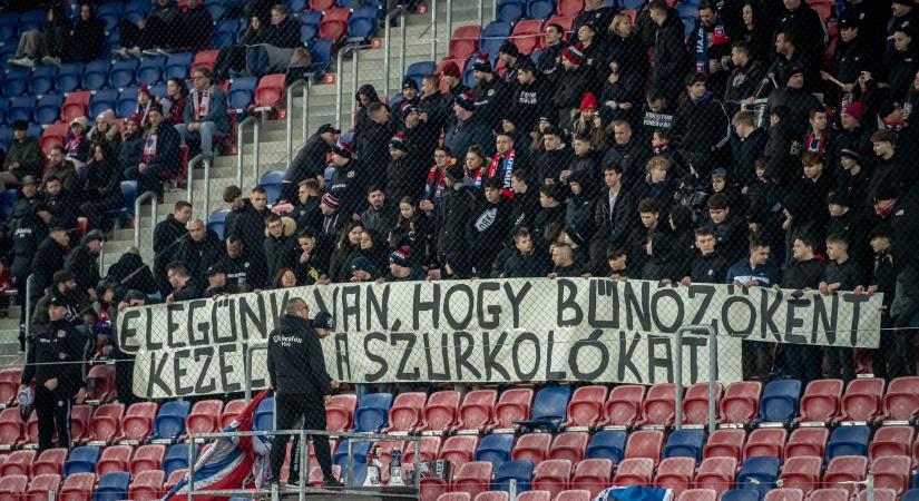 A Vidi ultrái kivonultak a stadionból: "A börtönök világát idéző körülményekkel fogadnak minket"