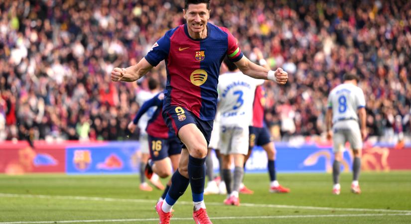 Lewandowski gólja döntött, zárkózik a Barcelona