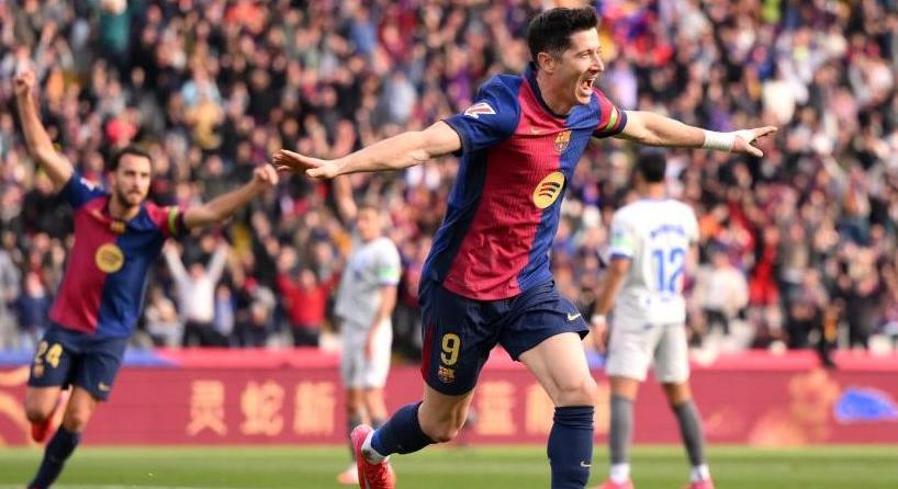 La Liga: A Barcelona kihasználta a Real Madrid botlását, Lewandowski döntött - videó