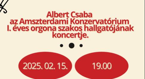 Albert Csaba koncertje Győrben