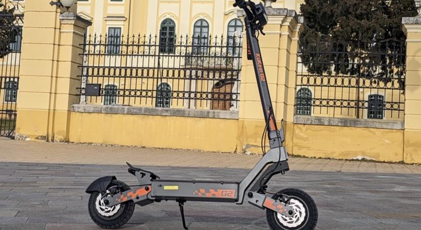 KuKirin G2 2024 elektromos roller teszt – Összeállt a kép