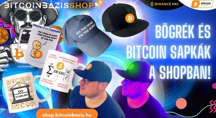 Bitcoin rajongóknak kötelező: új termékek a BitcoinBázis webshopjában