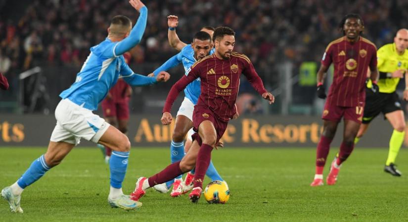 Serie A: az utolsó pillanatokban mentett pontot az AS Roma a Napoli ellen – videóval