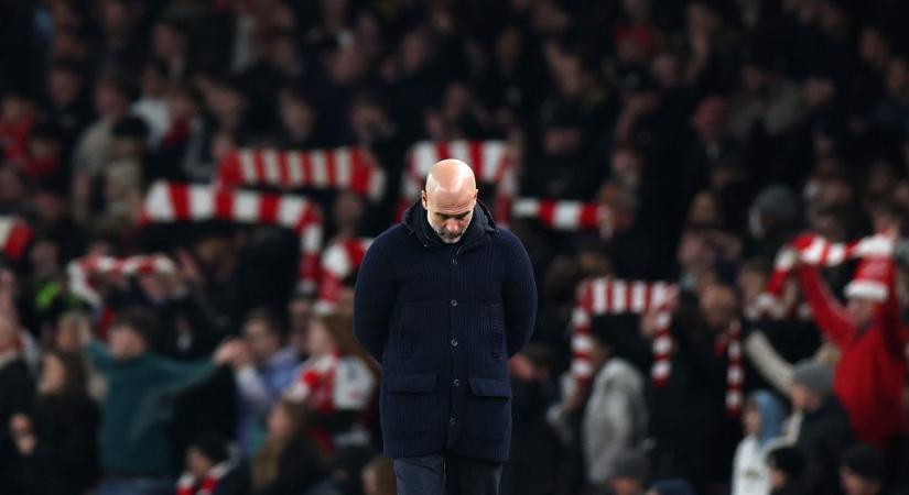 „Egyszerűen nem fejezheted be úgy a meccset, ahogy mi tettük” – a KO-vereséggel történelmi mélységbe jutott Guardiola Cityje