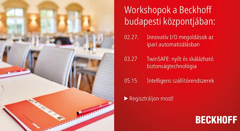 Workshopok a Beckhoff budapesti központjában