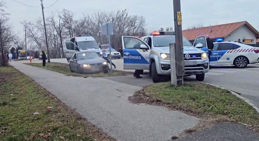 Száguldozót üldöztek és fogtak el a rendőrök Győrben  videó