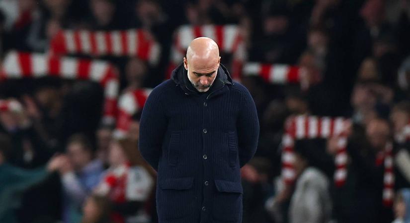 Pep Guardiola szerint a csapata mintha elfelejtett volna focizni