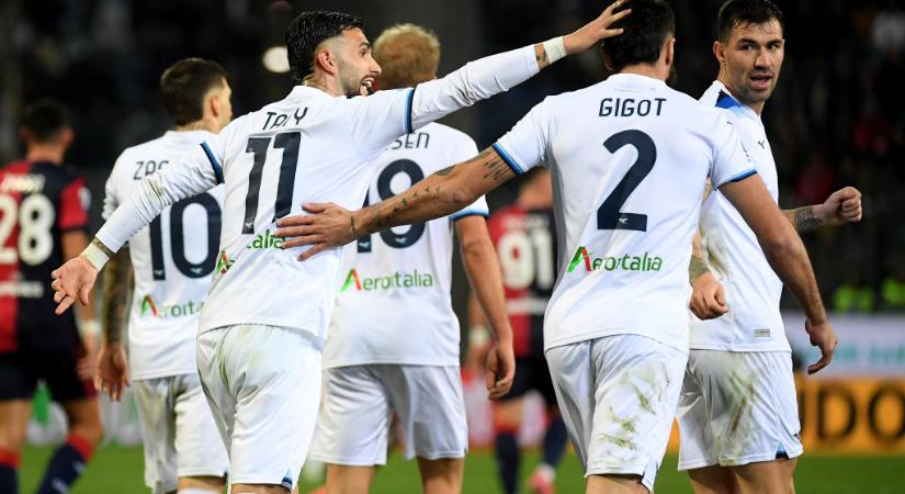 Serie A: a Cagliari otthonában győzött a Lazio, így a Juventust beelőzve fellépett a negyedik helyre! – videóval