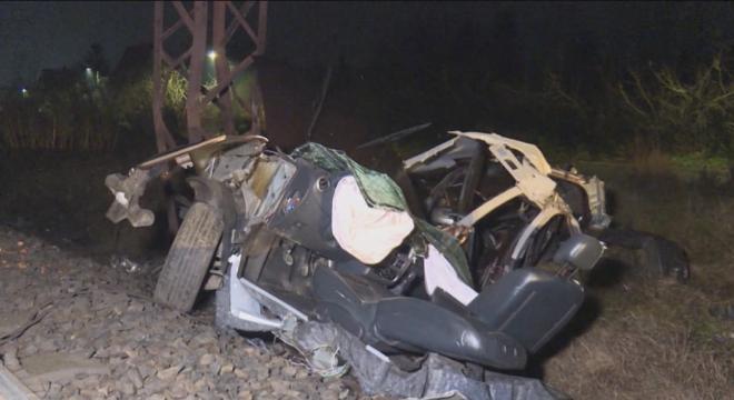Hatvani vonatbaleset: még épp ki tudott ugrani kocsijából a sofőr a szerelvény érkezése előtt (VIDEÓ)