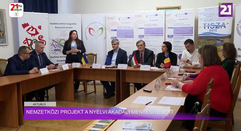 Aktuális (2025.02.04) - Nemzetközi projekt a nyelvi akadálymentesítésért (videó)