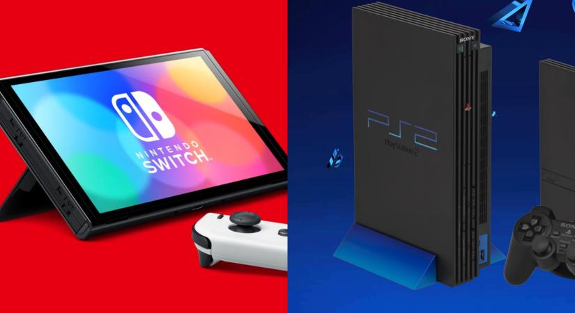 Hiába korrigálta a PS2 eladásait a Sony, a Switch így is vészesen közelít, durva mérföldkövet ért el a Nintendo gépe