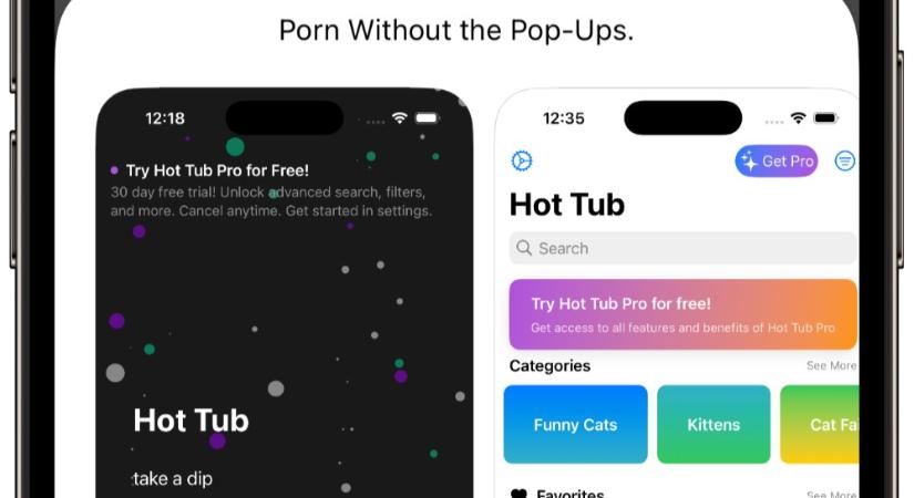 Az Apple „komolyan aggódik” a Hot Tub pornóalkalmazás miatt