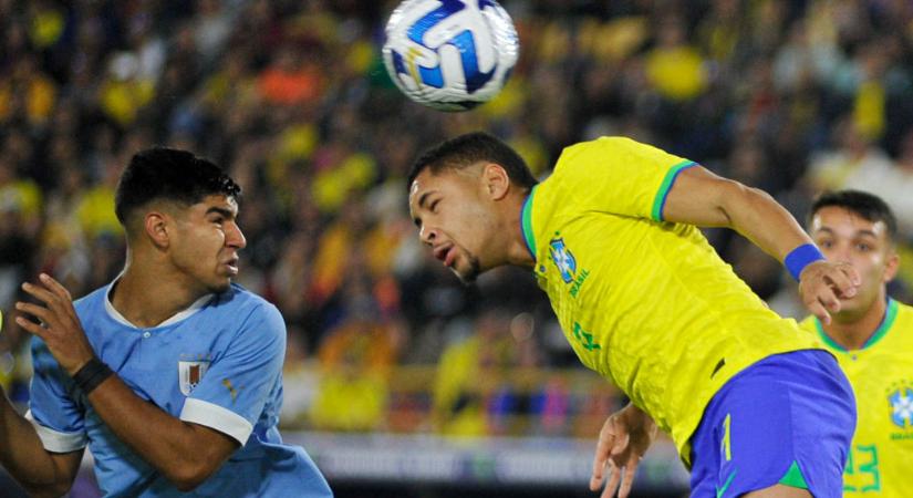 U20-as Dél-Amerika-bajnokság: Brazília emberhátrányban győzte le Uruguayt – videóval