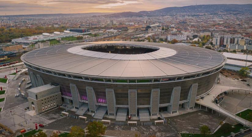 Tűz a Puskás Arénában, nagy erőkkel vonultak ki a tűzoltók