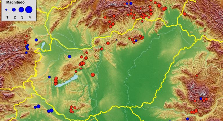 Egy hónap alatt több mint száz földmozgást észleltek a Kárpát-medencében