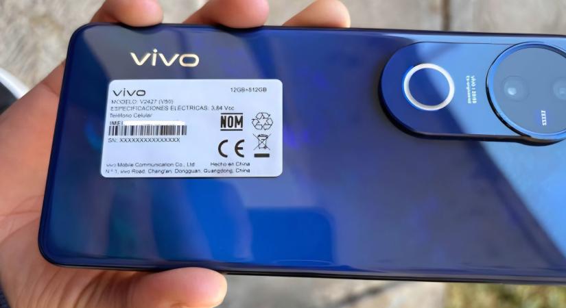 Élőben is megcsodálható a Vivo V50