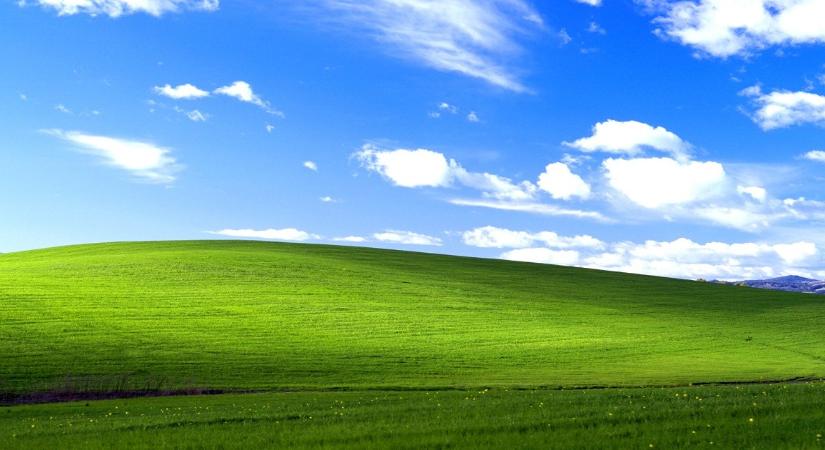 Egy csendes januári napon készült a Windows XP ikonikus háttérképe