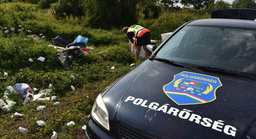 Munkában a polgárőrök a kutyastrandnál!