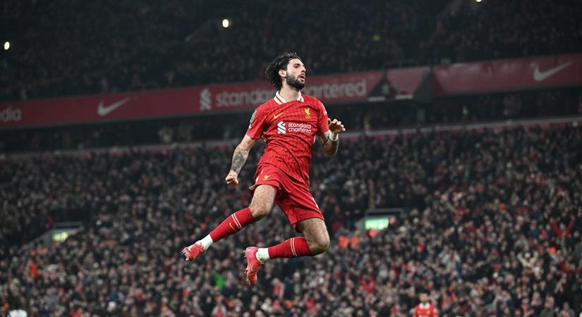 Angol Ligakupa: Kíméletlenül büntetett Szoboszlai, remek támadás végén talált be a Liverpool sztárja - videó