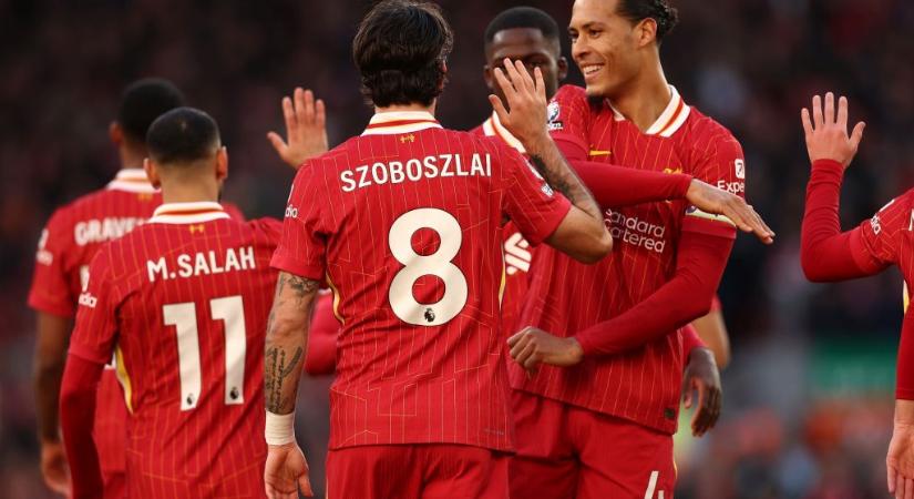 Micsoda mérkőzés! Szoboszlai Dominik gólt lőtt, 4-0-ra verte a Liverpool a Tottenhamet