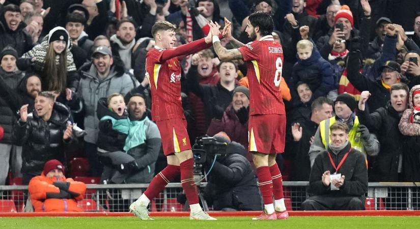 A Liverpool edzője különös megállapítást tett Szoboszlai góljáról