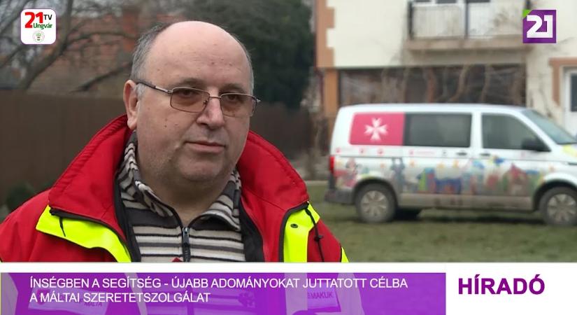 Ínségben a segítség - újabb adományokat juttatott célba a Máltai Szeretetszolgálat (videó)