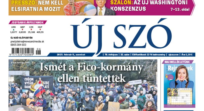 Miről ír a szombati Új Szó?