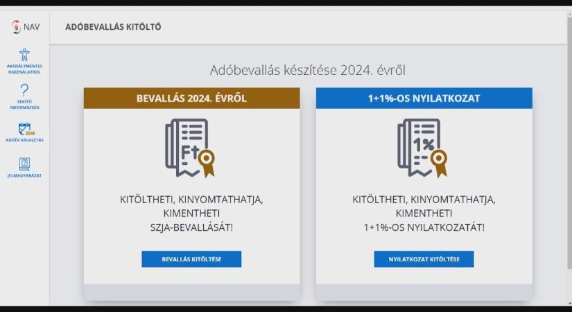 Indul a 2025-ös eSZJA-szezon