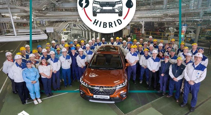 Kiderült, ki kapta az 500 ezredik esztergomi hibrid Suzukit