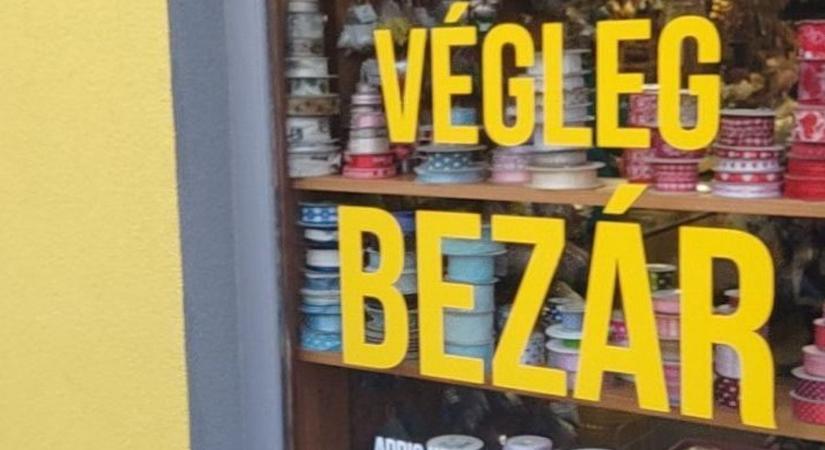 Hamarosan végleg bezár Kőszeg egyik ikonikus üzlete