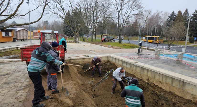 Megújul a zalakarosi rendezvénytér (Karos Korzó) növényzete