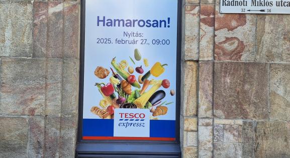 Bezárt egy CBA, a Tesco megy a helyére