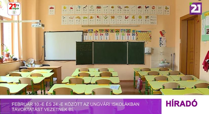 Február 10.-e és 24.-e között az ungvári iskolákban távoktatást vezetnek be (videó)