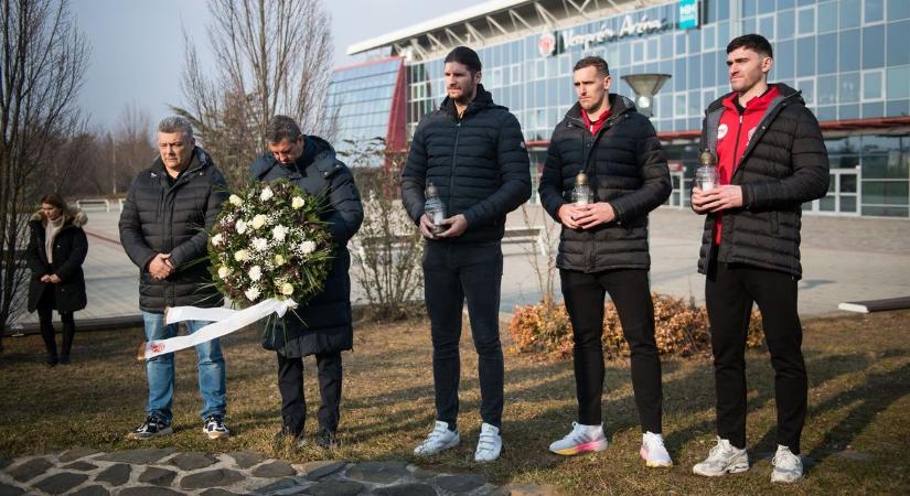 A 26 évesen elhunyt játékos emléke előtt tisztelegtek a kézilabdázók