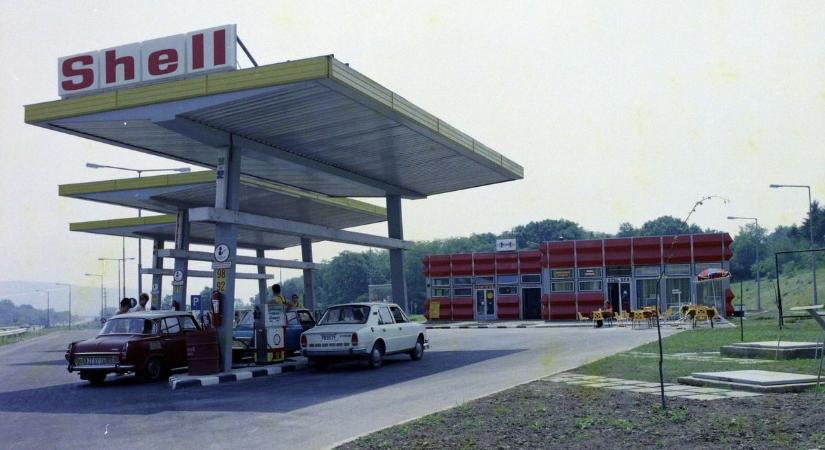 100 éves a Shell Magyarországon: retró fotókon a régi tatai töltőállomás