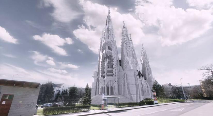 Civilek szeretnék, ha megépülne a Makovecz Imre tervezte templom