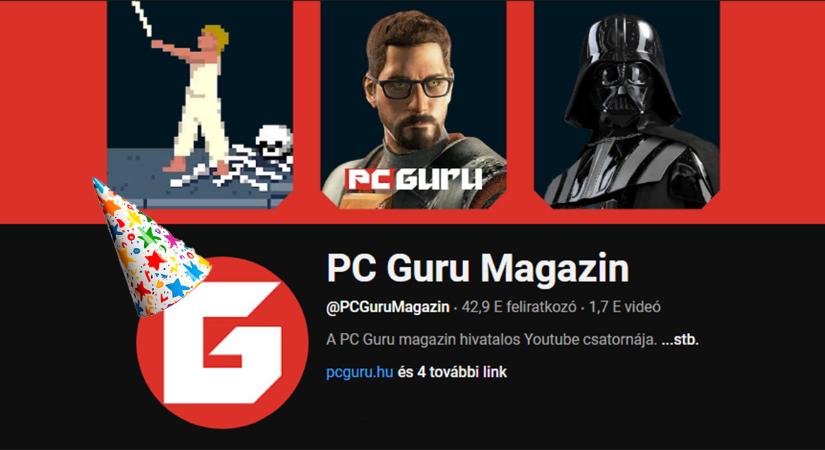 13 éves a PC Guru YouTube csatornája, ünnepeljetek velünk!