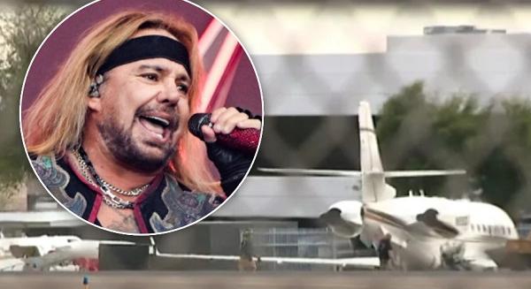 Egy másik repülővel ütközött Vince Neil magángépe