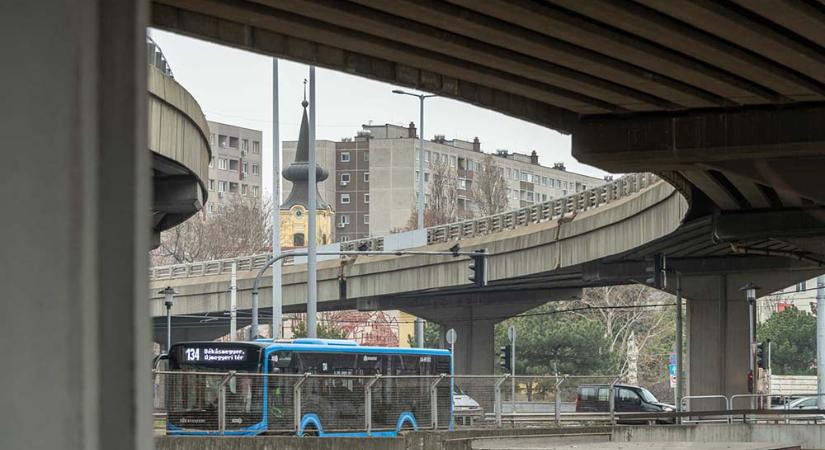 Így változik a közlekedés a Flórián téri felüljárók felújítása miatt