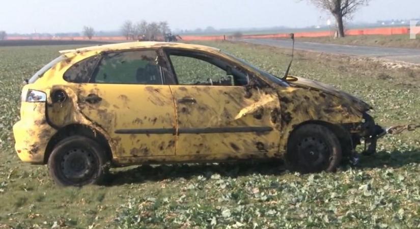 Mentőhelikopter is leszállt Tiszalúcnál! Új részletek a brutális balesetről – videóval