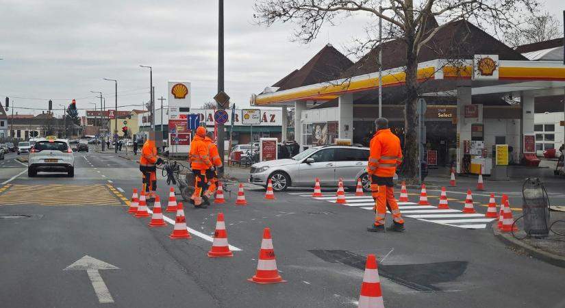 Biztonságosabb lesz ez a szombathelyi kereszteződés