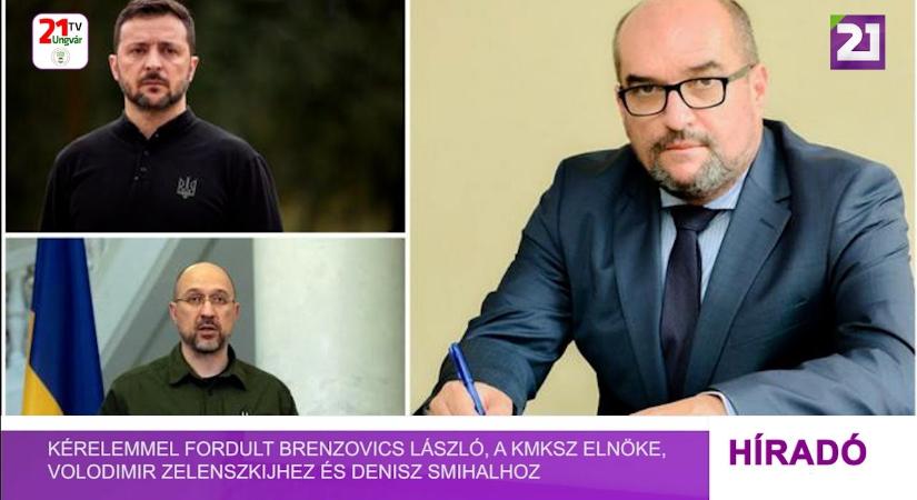 Levélben fordult Brenzovics László, a KMKSZ elnöke, Volodimir Zelenszkijhez és Denisz Smihalhoz (videó)